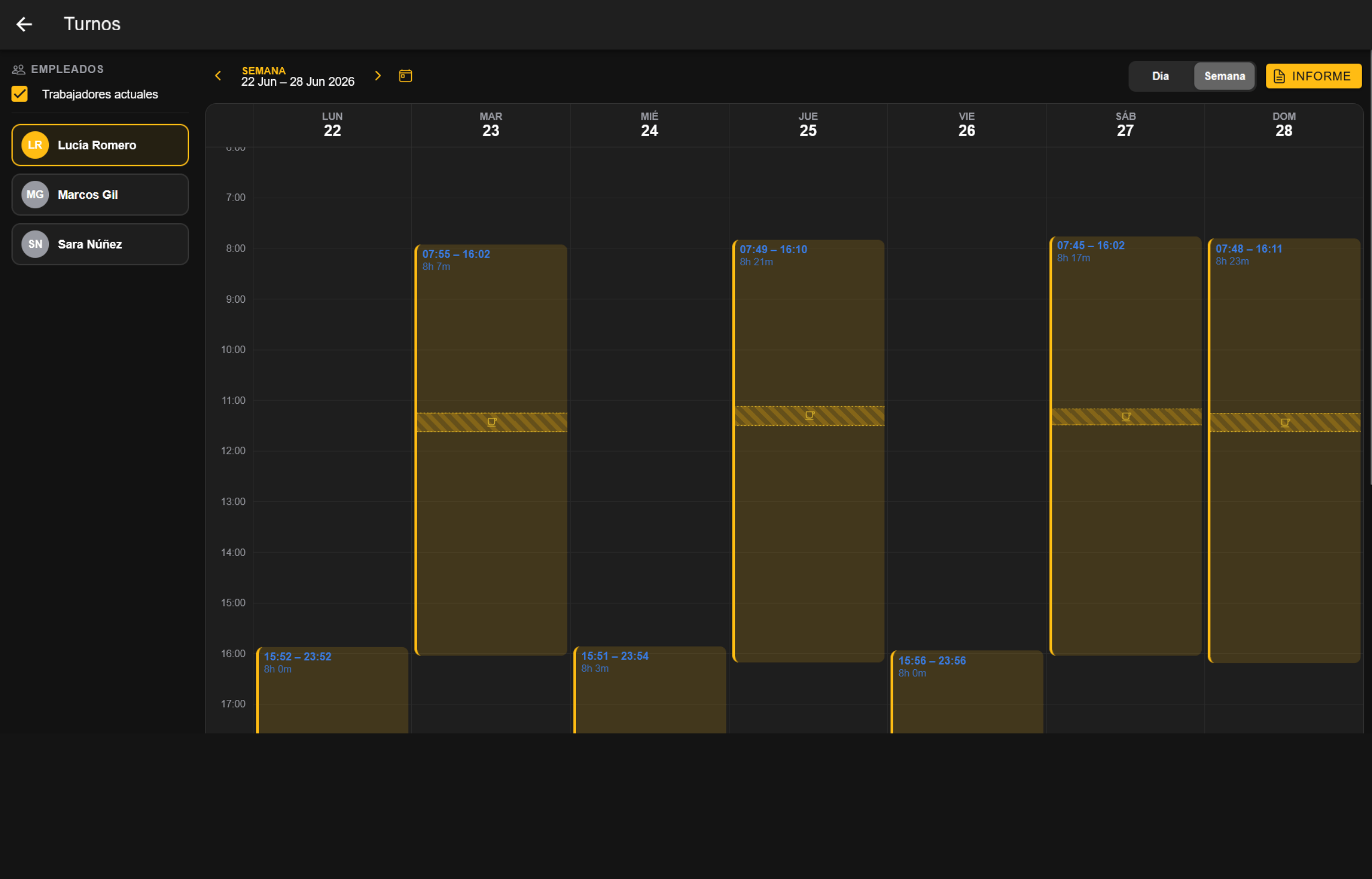 Control horario con valor legal